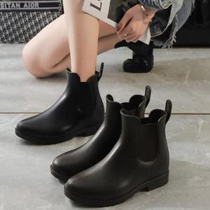 [패션] 여성 모던한 첼시부츠 디자인 레인부츠 레인3N