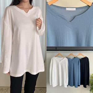 [강물처럼]위쉬몰 SS 소프트터치브이루즈면티(Q667H402) 빅사이