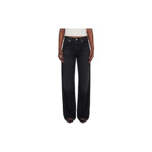 26 SS 시티즌 오브 휴머니티 여성 블랙 안니나 스트레이트 핏 33인치 데님 진 261030F069017