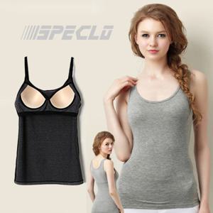 [브라 내장]부드러운 샤프란 브라런닝/브라탑 5종 택1