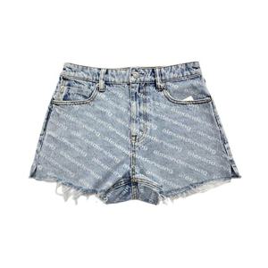 알렉산더왕 로고 프린트 여성 숏 팬츠 4DC2204781