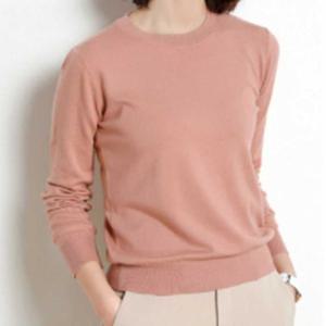 가을니트 라운드넥 여자 니트 긴팔 티셔츠 직장인 학생 데일리