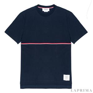 라프리마 톰브라운 저지 스트라이프 티셔츠 MJS221AJ0058-415