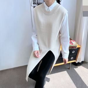 JJM-L252 여자앞트임롱니트원피스