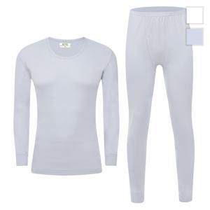 BYC 고급 100수 순면 남자 겨울 내복세트 (백색,연회색) BYI6789