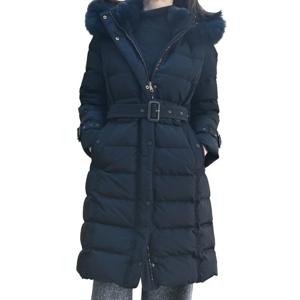 [비꼴리끄(여성)]구스 다운 벨티드 롱패딩 G44PL2010