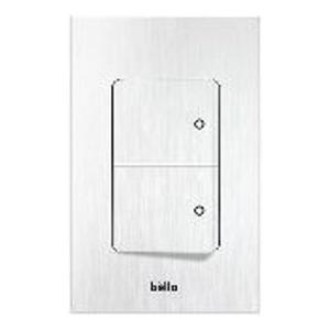 벨로 화이트헤어라인 전기 전등 1로 2구 스위치 신