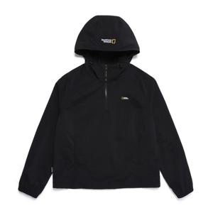 내셔널지오그래픽N251WFT084 여성 시그너스 우븐 후드 아노락 CARBON BLACK