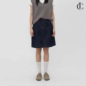 엘케이트 여자 청치마 미디기장 생지 데님스커트 LNNP009