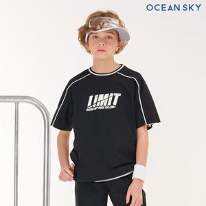 [오션스카이] 남아 넥 포인트 쿨링 티셔츠-CBJB5820D03