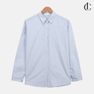 엘케이트 여성 남방 베이직 루즈핏 봄 줄지 캐주얼 박시 셔츠 LCHT076