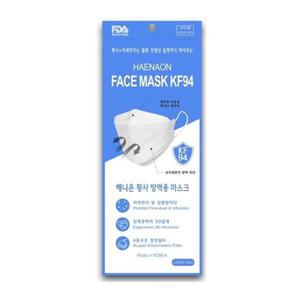 해나온 황사방역용 마스크 KF-94 대형 화이트 1개입