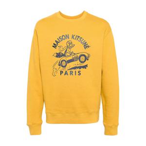 메종키츠네 레이싱 폭스 맨투맨 머스타드 MM00306KM0307 P891