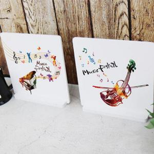 아트박스/꾸밈 id371-스탠드액자2P_음악축제01