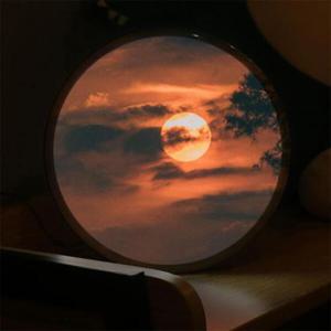 아트박스/꾸밈 nr508-LED액자25R_신비로운일출