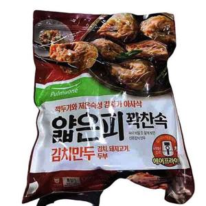 풀무원 얇은피 김치만두 1.2kg a61600