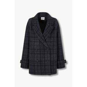 톰보이  빅 더블 자켓형 체크 코트 (9104411944Z)