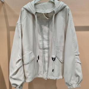 라티움 HC34 팔 품편한 후드끈포인트 오버핏 후드가을점퍼 T2533jp09