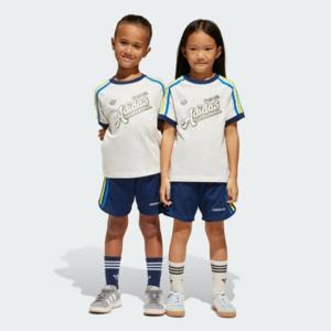 아디다스키즈트레이닝세트 XQK JC5883 쇼츠 & 티 세트