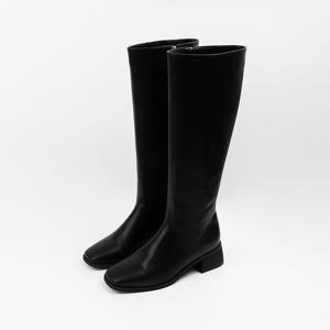 [신난다슈] 여성 롱부츠 4cm 여자 방한 부츠 따뜻한 기모 안감 발편한 통굽 MRO257147 블랙
