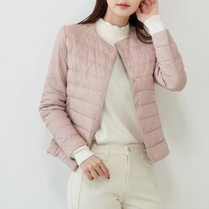 [한정수량] [모리스커밍홈] [55-77]투웨이 오리털 라운드 경량 패딩점퍼_M2410PD001D