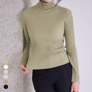 [한정수량] [모리스커밍홈] 그린라이트 골지 하이넥 니트_M2512KN137D