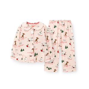 [오르시떼]여아동 G036 무민스노우볼 긴소매 파자마 세트 OR25WGGAG036