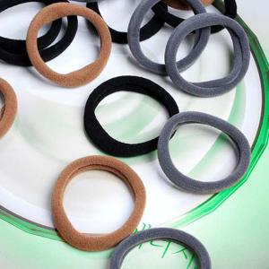 바비 통통 머리끈 60p(3컬러) 매듭없는 머리고무줄 생활용품 가정용품 생필품