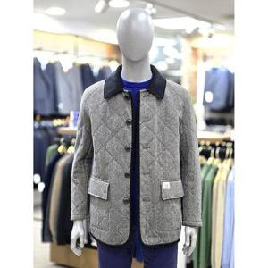 런던포그 세이브존04 남성 블랙멀티  모직반코트 LPWMA851