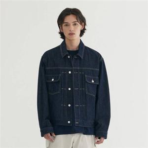 커버낫 남녀공용 원워시드 데님 자켓 인디고 CO2503JK51IN 343115
