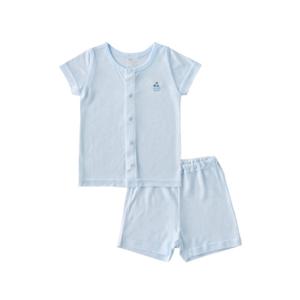 [밍크뮤]SC(민트)체리리오셀반팔내의(3637005428)여름내의 신생아 백일돌선물 내의 내복 7부내의 A