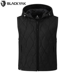 블랙야크 여성 아웃도어 등산조끼 어반트래커 트윈스 수퍼웜 후디 패딩 베스트 1BYPDSV502BK