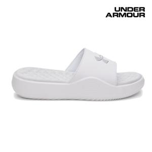 [언더아머(백)]여성 슬리퍼 UA 이그나이트 프로 8 픽시드 스트랩 슬라이드 6009217-101
