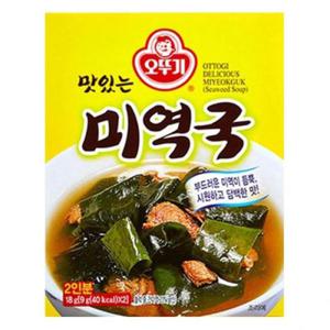 즉석식품 오뚜기 맛있는 미역국 18gx12개