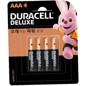 듀라셀 디럭스 알카라인 건전지AAA(4입)