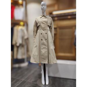 [플라스틱아일랜드]MARIO플라스틱아일랜드 벨티드플레어트렌치코트 PR1WC761