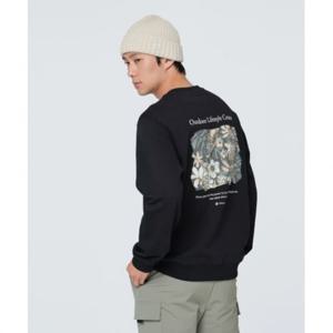 스노우피크 SNOWPEAK APPAREL 트로피컬 그래픽 맨투맨 (S24FUFHT64) Black S24FUFHT64BK 337520