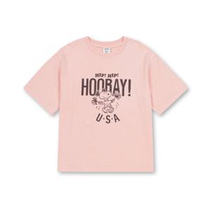 [탑텐키즈]공용)피너츠 코튼 가먼트다잉 티셔츠 (MKG2TS3802)