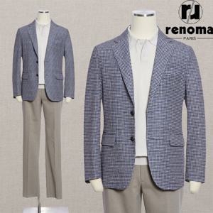 [얼리버드]SS 네이비 초경량 시어서커 스판 체크 캐주얼 재킷 RRMJBJ57AJD