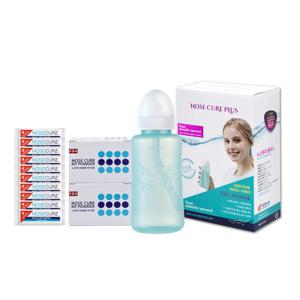노즈큐어플러스 코세척기 세트(분말10포 포함) + 분말 100포