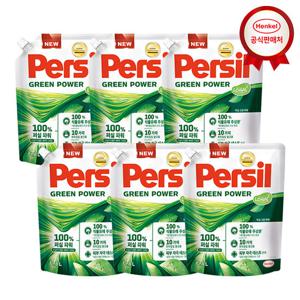 퍼실 그린파워 1.8Lx6개 세탁세제 겸용