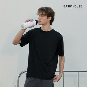 [베이직하우스](2PACK) 쿨브리즈 에어드라이 레귤러핏 라운드 반팔 2팩 LATS0117