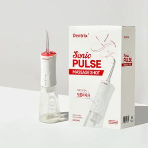 동국제약 덴트릭스 무선 구강세정기 소닉펄스 마사지샷 / 잇몸건강 염증지수 감소 생활방수 칫솔질 관리 4가지 세정모드 300ml 대용량 분리형 워터탱크 질환 프라그