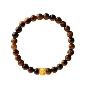 [한국금다이아몬드] 순금 볼 팔찌 24K 호랑이 호안석 0.85g