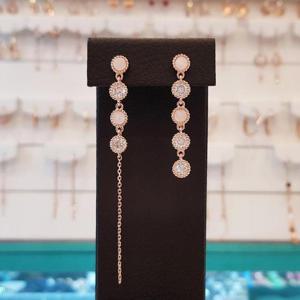 볼라레 세이브존01 자개귀걸이 언밸런스 핑크 귀걸이 spe613