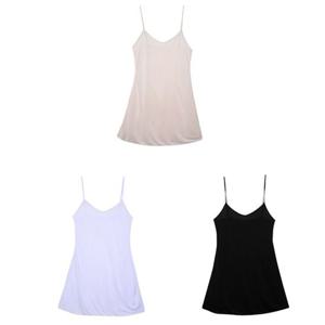 (뵈뵈)끈조절 시원한 여름 끈슬립 원피스 슬립 슬립원피스