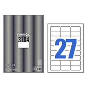 한국폼텍 폼텍라벨지 LS3104 (27칸 100매))폼텍라벨지 라벨지 바코드라벨지 주소라벨지 라벨용지 라벨종이