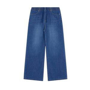 클라이드 여성 밴딩 와이드 데님 청바지 FPBDP795F