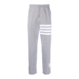 톰브라운 4바 시어서커 루프백 코튼 팬츠 라이트그레이 MJQ165A J0063 055