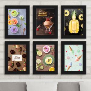 아트박스/꾸밈 ct166-달콤달콤아이스크림_액자세트